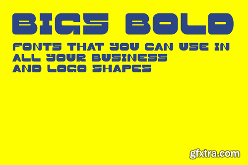 Bigs Bold - Modern Sans Serif Bold Font K4EEAU5