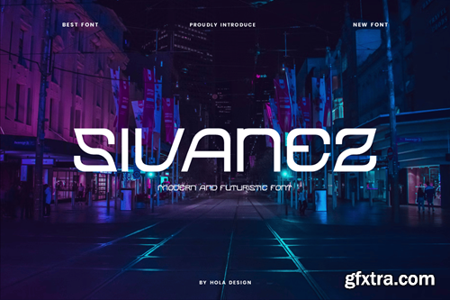 Sivanez - Modern Futuristic Font 9F4AZZ9