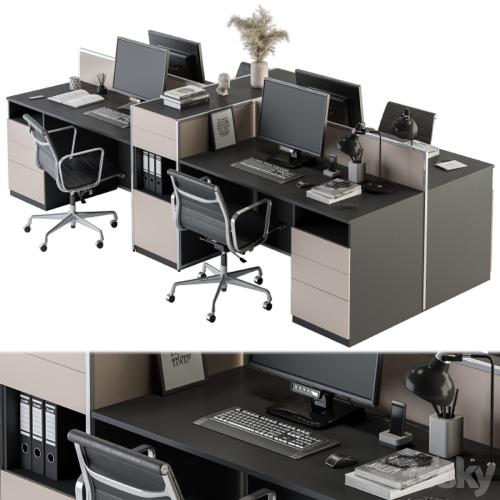 Office Furniture - employee Set 22