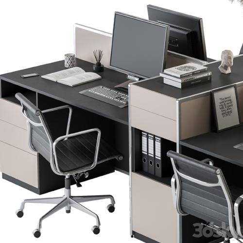 Office Furniture - employee Set 22