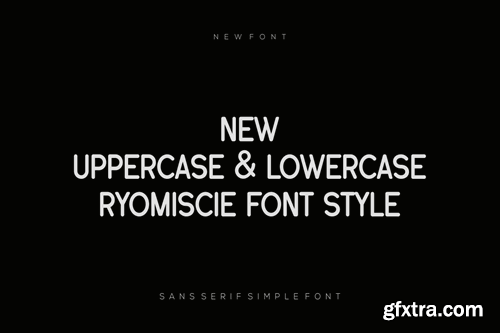 Grandbes - Sans Serif Simple Font XNDY33V