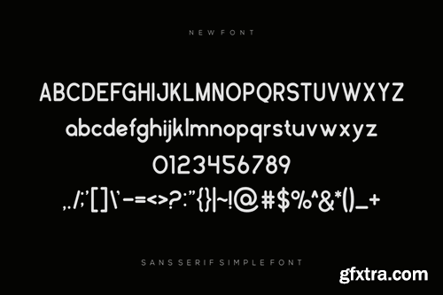 Grandbes - Sans Serif Simple Font XNDY33V