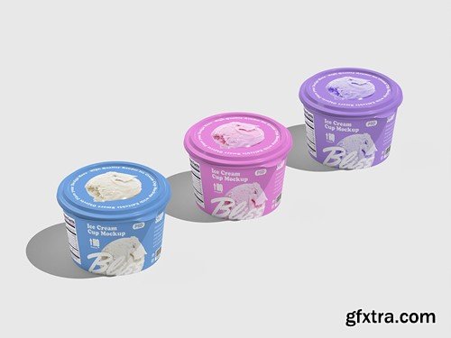 Ice Cream Cup Mockup NB9CSL7