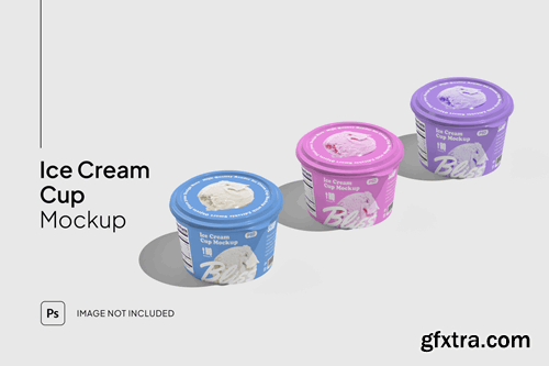 Ice Cream Cup Mockup NB9CSL7