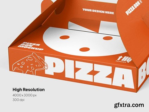 Pizza Box Mockup P22ZJ9J