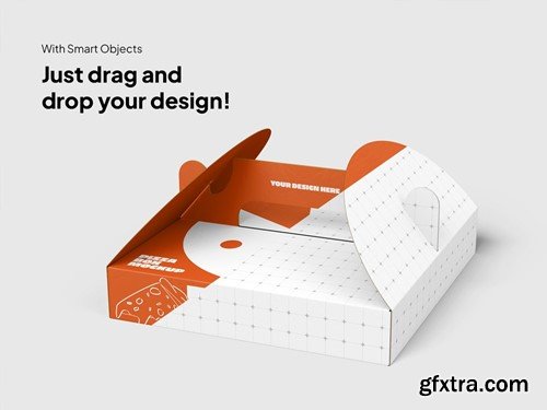 Pizza Box Mockup P22ZJ9J