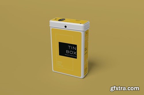 Tin Box Mockup A36JZH9