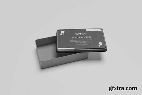 Tin Box Mockup 9SES4QU