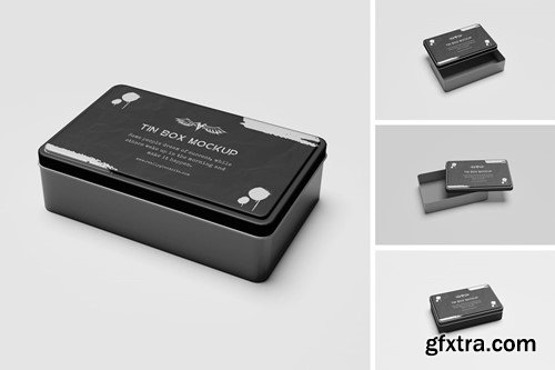 Tin Box Mockup 9SES4QU