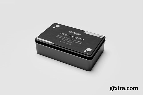 Tin Box Mockup 9SES4QU