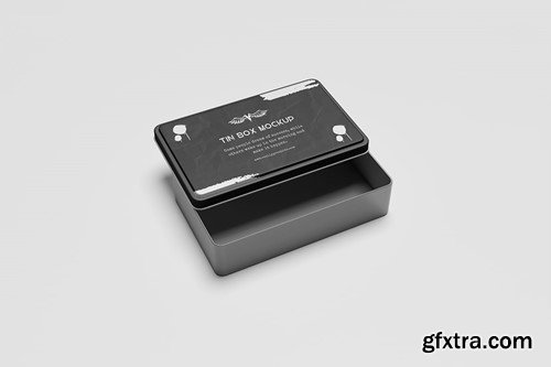 Tin Box Mockup 9SES4QU