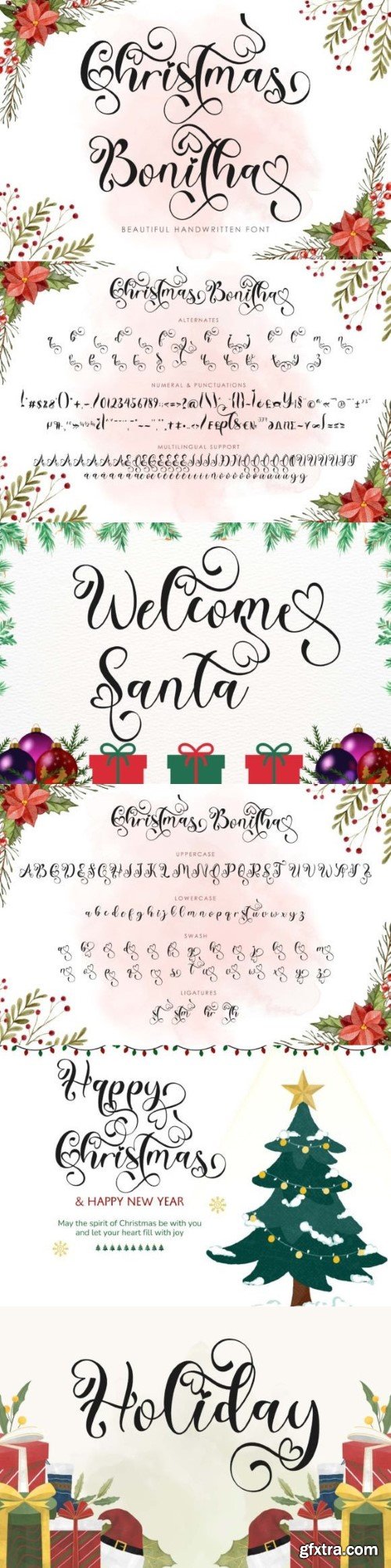 Christmas Bonitha Font