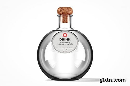 Spherical Drink Bottle Mockup Pack MJNQMTN