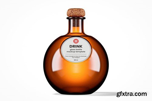 Spherical Drink Bottle Mockup Pack MJNQMTN