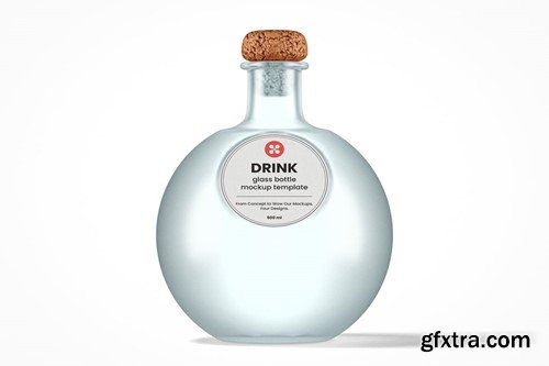 Spherical Drink Bottle Mockup Pack MJNQMTN