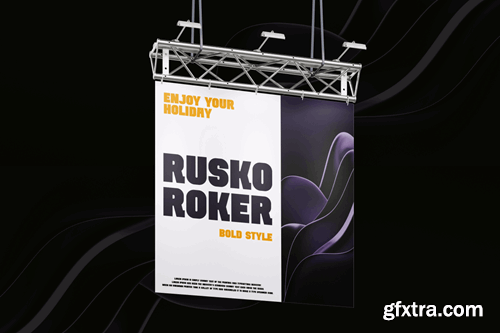 Rusko Roker - Bold Font HT4UCKX