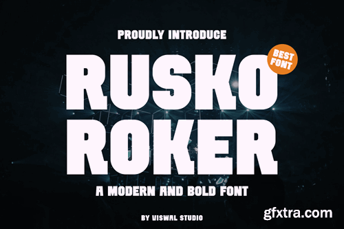 Rusko Roker - Bold Font HT4UCKX