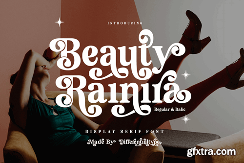 Beauty Rainira - Serif Display Font EALZ4Z4