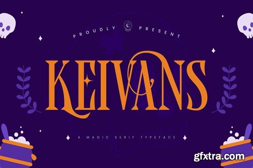 Keivans - A Magic Serif Typeface 2H43262