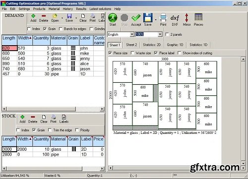 Cutting Optimization Pro 5.18.0.49 Multilingual