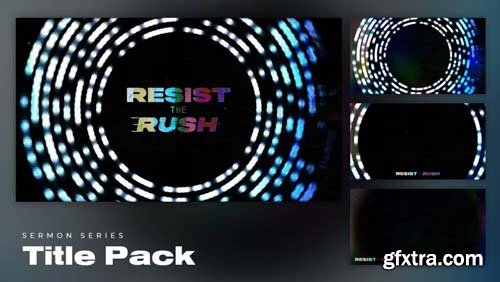 SermonBox - Resist The Rush – Title Pack