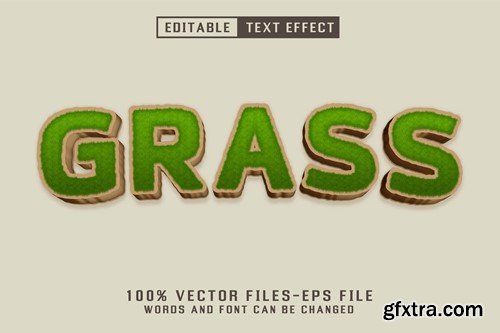 Grass Editable Text Effect CMV46NG