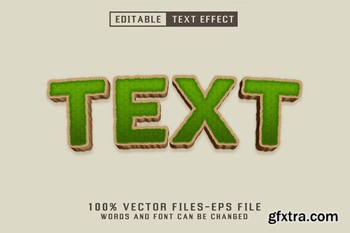 Grass Editable Text Effect CMV46NG