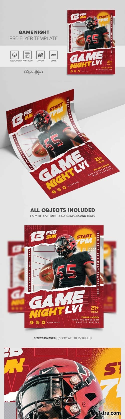 Game Night Flyer - Premium Flyer template (PSD)