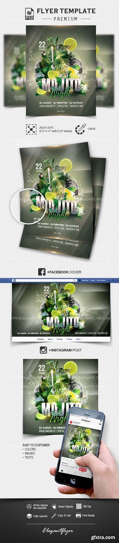 Mojito - Premium Flyer template (PSD)