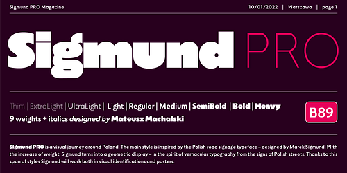 Sigmund Pro 18xTTF