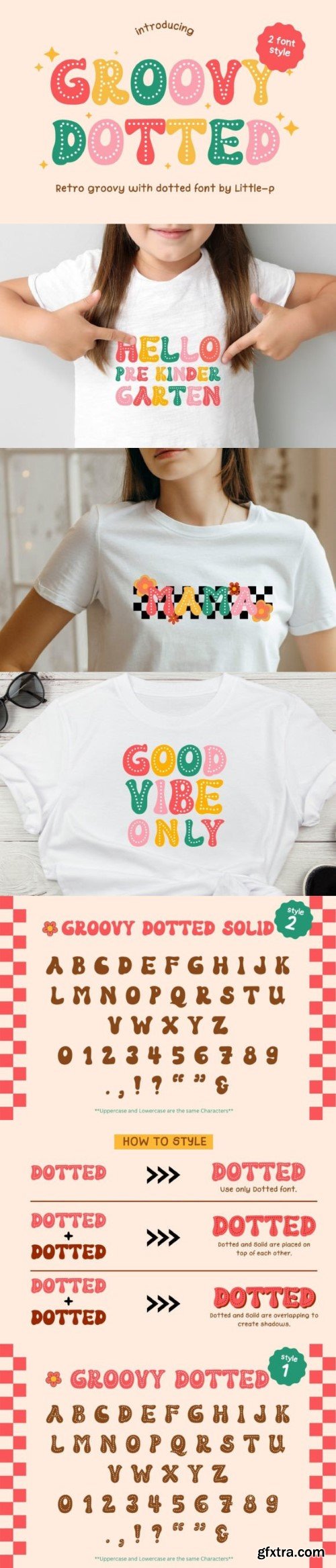 Groovy Dotted Font