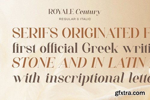 Royale Century Graceful Serif Font F8SN2YG