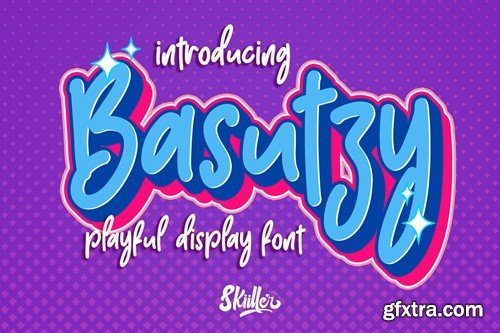 Basutzy - Playful Font C46VFGW