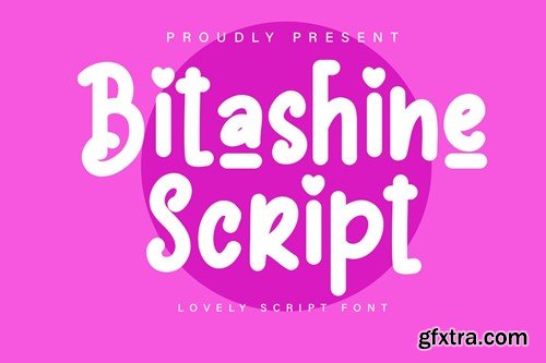 Bitashine - Lovely Font KN7QNMY