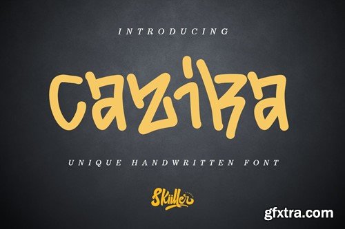 Cazika - HAndwritten Font KH8G48N