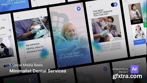 Videohive Social Media Reels - Minimalist Dental Services After Effects Project Files 54251207