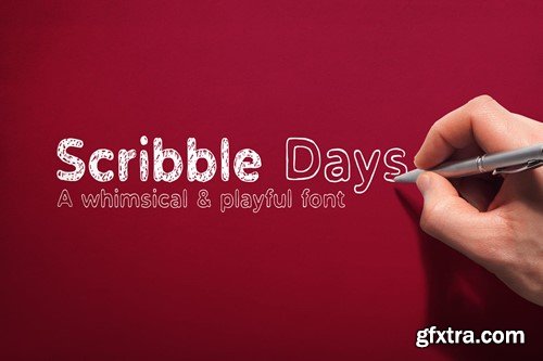 Scribble Days Font L733TT8