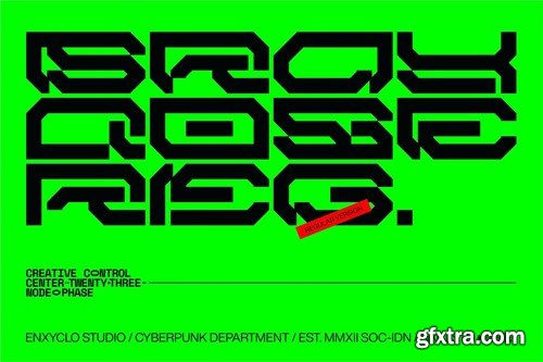 Brayqose Font Family - Futuristic Cyberpunk CHGZWMJ