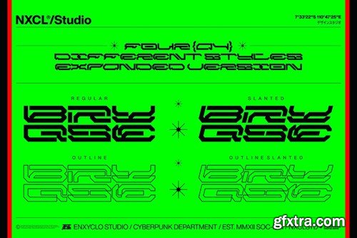 Brayqose Font Family - Futuristic Cyberpunk CHGZWMJ