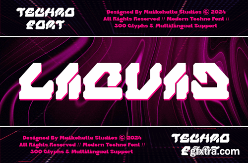 Ceimo - Modern Techno Font S4NGMYC