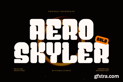 Aero Skyler - Bold Font YMS9W64