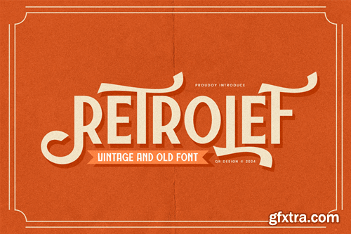 Retrolef - Vintage & 1980s Font F47VVR8