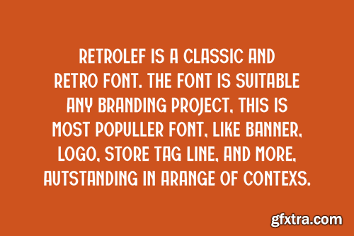 Retrolef - Vintage & 1980s Font F47VVR8