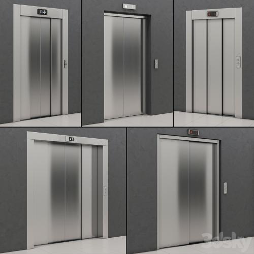 Set of doors for elevators Kone