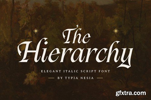 The Hierarchy - Elegant Beauty Italic Script Font 8SVJY9Z