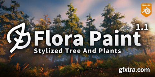 Stylized Trees And Plants Tree Library Flora Paint