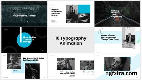 Videohive 10 Typography Animation 54338192