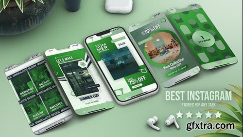 Videohive Green Instagram Reels 54341474