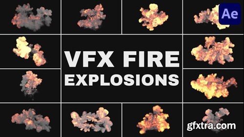 Videohive VFX Fire Explosions for After Effects 54333086