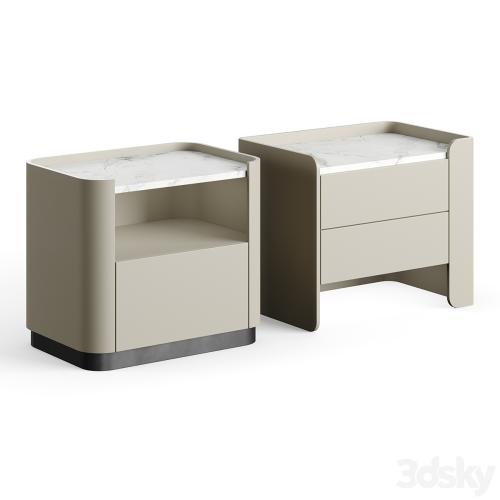 Echo Wood Bedside Table Lux Lucia Casa